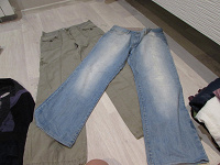 Отдается в дар джинсы примерно46 размер для дачи