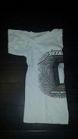 Отдается в дар Белая футболка Metallica