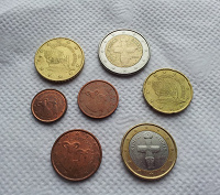 Отдается в дар Монеты евро