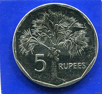 Отдается в дар монета 5 рупий