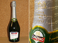 Отдается в дар Белое игристое вино Cinzano Prosecco Dry