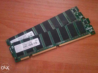 Отдается в дар Память DDR SDRAM 256 Mb 2 линейки