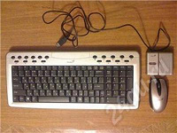 Отдается в дар Комплект genius kb-3008/kb (клавиатура+мышь)