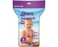 Отдается в дар Памперсы 5 + Трусики-подгузники Libero Swimpants для плавания M