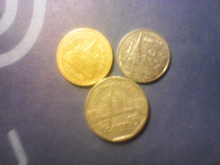 Отдается в дар Три монеты Таиланда