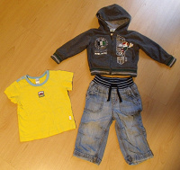 Отдается в дар Одежда для мальчика 1-2 года: джинсы, кофта, футболка