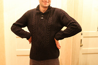 Отдается в дар Черный мужской свитер Colins размер XL
