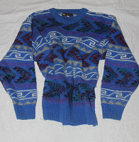 Отдается в дар мужской свитер «Привет из 90-х»