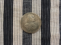 Отдается в дар Качественная подделка Рубль 1724