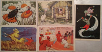 Отдается в дар Старые советские открытки.