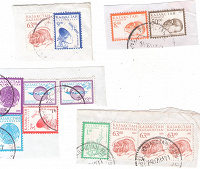 Отдается в дар марки Казахстана с конвертов