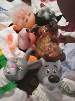Отдается в дар Кукольные персонажи для малышей.