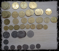 Отдается в дар Монеты Украины из обращения