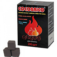 Отдается в дар Кокосовый уголь Cocobrico для кальяна 24 шт.