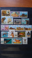 Отдается в дар Набор марок по теме фауна.
