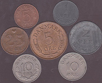 Отдается в дар Монеты Дании