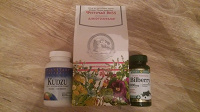 Отдается в дар Фиточай №55 и Planetary Herbals Full Spectrum Kudzu против алкоголизма; Nature’s Bounty Extra Strength Bilberry (черника для зрения)