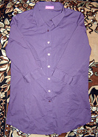 Отдается в дар Рубашка фиолетовая