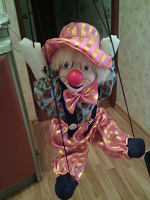 Отдается в дар Клоун в детскую или детям, очень красивый и добрый!