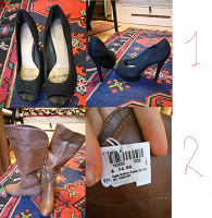 Отдается в дар Пакет женской обуви б/у 36 размер. Осталась только пара №5 (Bershka)