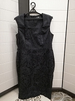 Отдается в дар Нарядное черное платье, 52 размер