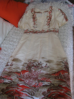 Отдается в дар винтажное летнее платье 42 размер