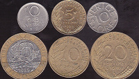 Отдается в дар Монеты Швеции и Франции