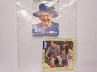Отдается в дар марки с королевской семьей