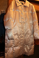 Отдается в дар Женское пальто на пуху, 52-54 размер