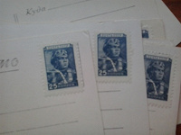 Отдается в дар марки советские приклеены на открытки