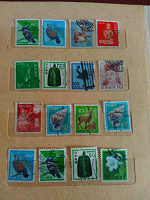 Отдается в дар Почтовые марки Японии (стандарты)