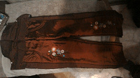 Отдается в дар зимние штаны на девочку 116-122. для рукодельной мамы