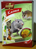 Отдается в дар Сухой корм для мышей и песчанок «Karma»
