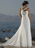 Отдается в дар Свадебное платье в греческом стиле