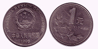 Отдается в дар 1 yuan 1998