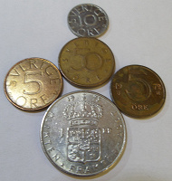 Отдается в дар Монеты Шведского королевства