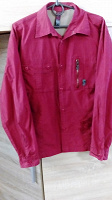 Отдается в дар бордовая рубашка — блуза