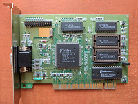 Отдается в дар Музейна PCI відеокарта Trident TGUI9440-1