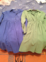 Отдается в дар Синее и Зеленое платье, рост до 155, размер 46