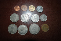 Отдается в дар набор монет Таиланда