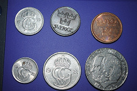 Отдается в дар монетки Швеции