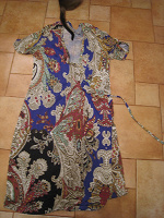 Отдается в дар платье с запАхом 54-56 вискозный трикотаж