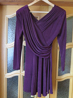 Отдается в дар Пурпурное платье размер М