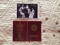 Отдается в дар Открытка, обложка на паспорт