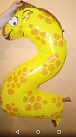 Отдается в дар Цифра 2 в виде жирафа