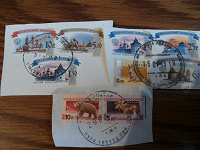 Отдается в дар марки России погашеные