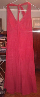 Отдается в дар Темно-красное летнее платье с открытой спиной