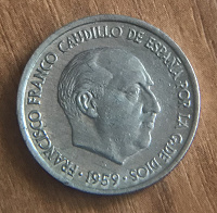 Отдается в дар Монета Испании