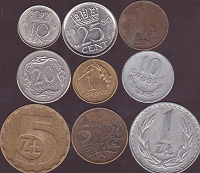 Отдается в дар Монеты Польши и Нидерланд