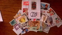 Отдается в дар Коллекция гашеных современных марок